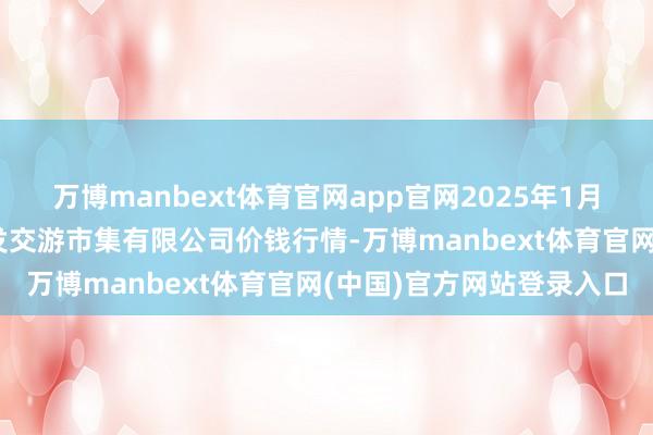 万博manbext体育官网app官网2025年1月13日绍兴市蔬菜果品批发交游市集有限公司价钱行情-万博manbext体育官网(中国)官方网站登录入口