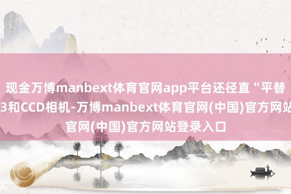 现金万博manbext体育官网app平台还径直“平替”Pocket3和CCD相机-万博manbext体育官网(中国)官方网站登录入口