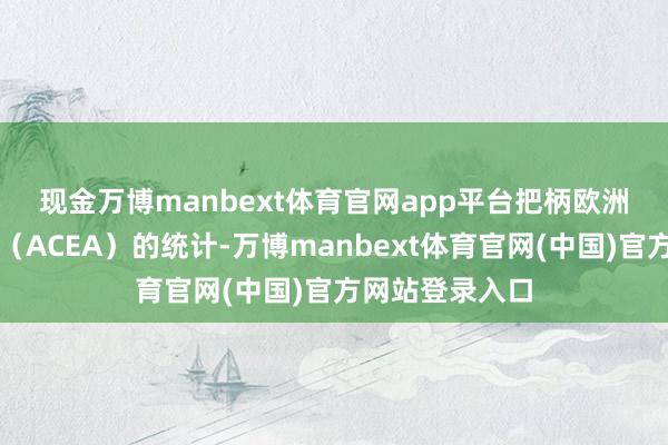 现金万博manbext体育官网app平台 把柄欧洲汽车工业协会(ACEA)的统计-万博manbext体育官网(中国)官方网站登录入口