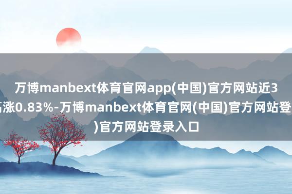 万博manbext体育官网app(中国)官方网站近3个月高涨0.83%-万博manbext体育官网(中国)官方网站登录入口