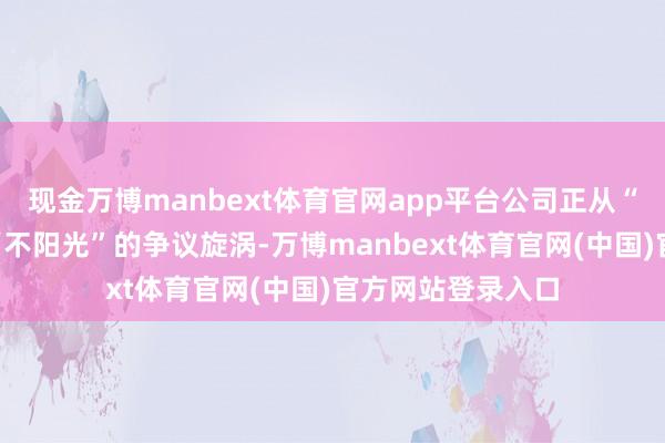 现金万博manbext体育官网app平台公司正从“民企标杆”滑下“不阳光”的争议旋涡-万博manbext体育官网(中国)官方网站登录入口